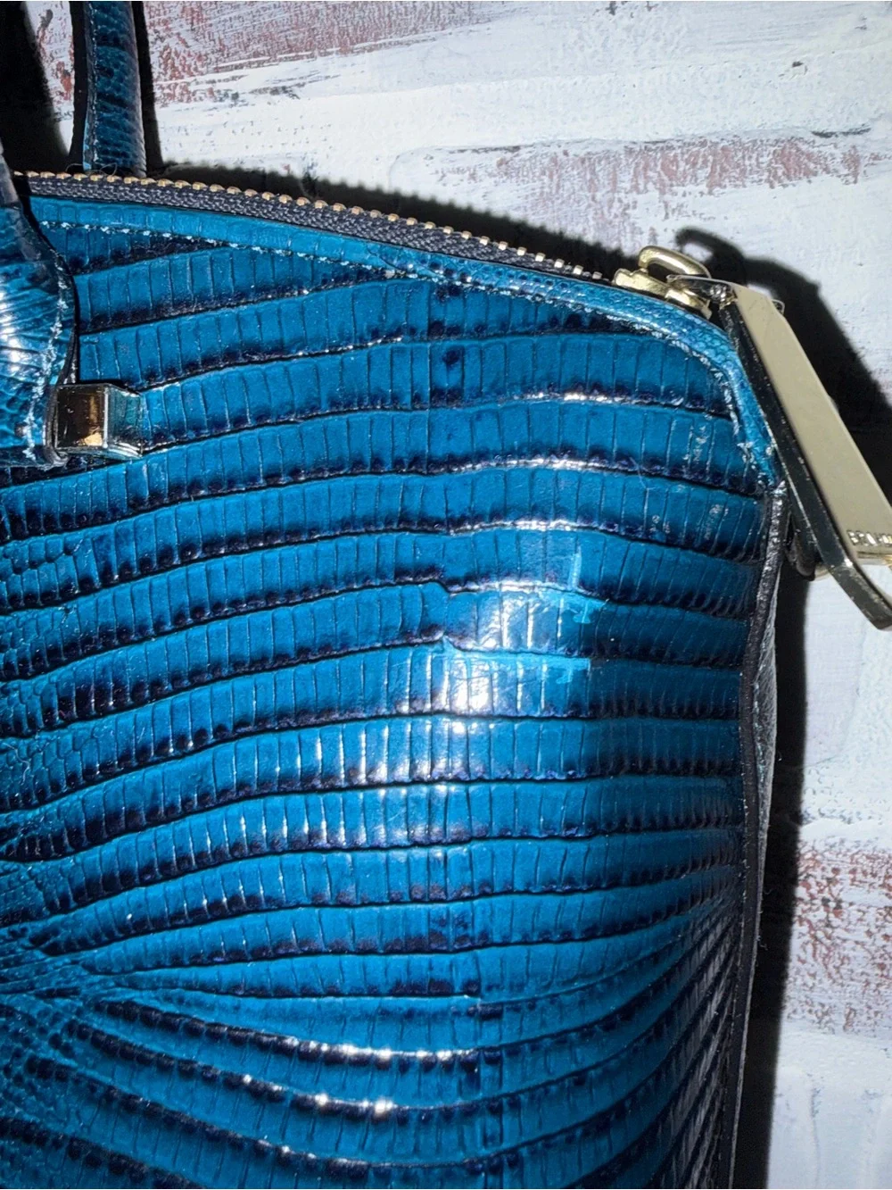Brahmin Duxbury Satchel with matching wallet and bracelet.